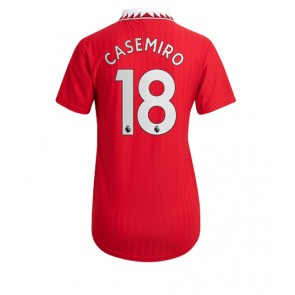 Manchester United Casemiro #18 Hemmatröja Dam 2022-23 Korta ärmar